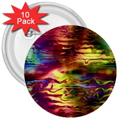 Electric Tie Dye Colors 3  Buttons (10 Pack)  by SpinnyChairDesigns