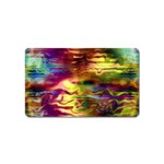 Electric Tie Dye Colors Magnet (Name Card) Front