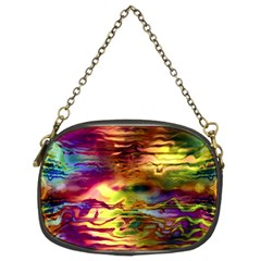 Electric Tie Dye Colors Chain Purse (two Sides) by SpinnyChairDesigns