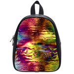 Electric Tie Dye Colors School Bag (Small) Front