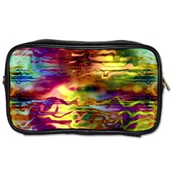 Electric Tie Dye Colors Toiletries Bag (two Sides) by SpinnyChairDesigns