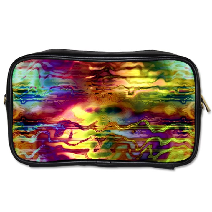 Electric Tie Dye Colors Toiletries Bag (Two Sides)