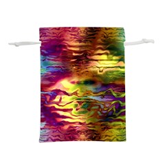 Electric Tie Dye Colors Lightweight Drawstring Pouch (l) by SpinnyChairDesigns