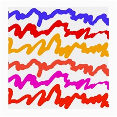 Multicolored Scribble Abstract Pattern Medium Glasses Cloth (2 Sides)