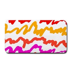 Multicolored Scribble Abstract Pattern Medium Bar Mats by dflcprintsclothing