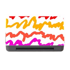 Multicolored Scribble Abstract Pattern Memory Card Reader With Cf by dflcprintsclothing