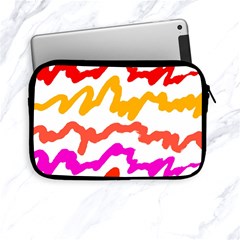 Multicolored Scribble Abstract Pattern Apple Ipad Mini Zipper Cases by dflcprintsclothing