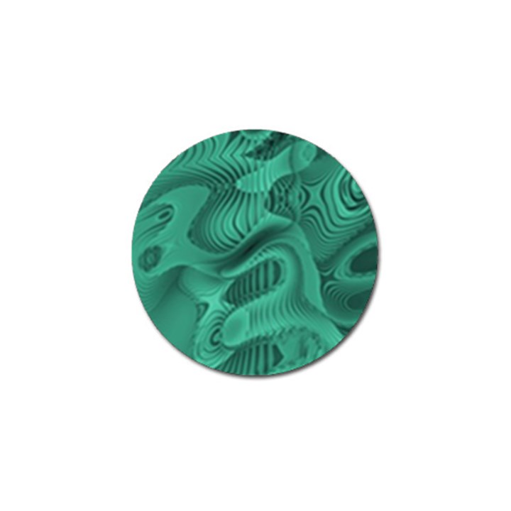 Biscay Green Swirls Golf Ball Marker (4 pack)