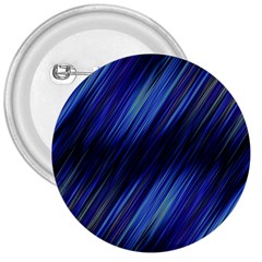 Indigo And Black Stripes 3  Buttons by SpinnyChairDesigns