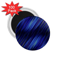 Indigo and Black Stripes 2.25  Magnets (100 pack) 