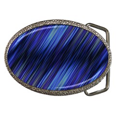 Indigo and Black Stripes Belt Buckles