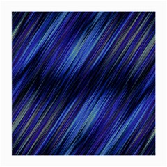 Indigo and Black Stripes Medium Glasses Cloth