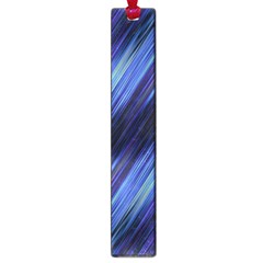 Indigo and Black Stripes Large Book Marks