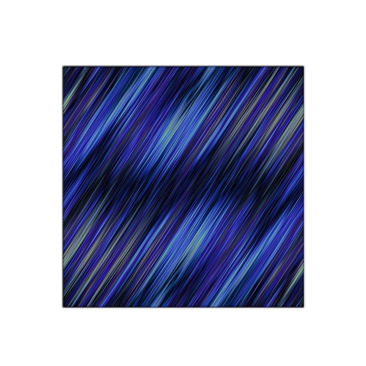 Indigo and Black Stripes Satin Bandana Scarf