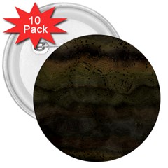 Army Green Grunge Texture 3  Buttons (10 Pack)  by SpinnyChairDesigns