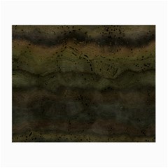 Army Green Grunge Texture Small Glasses Cloth by SpinnyChairDesigns