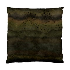 Army Green Grunge Texture Standard Cushion Case (two Sides) by SpinnyChairDesigns