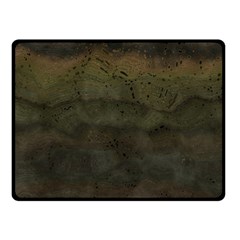 Army Green Grunge Texture Fleece Blanket (small) by SpinnyChairDesigns