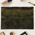 Army Green Grunge Texture Cosmetic Bag (XXL) Back