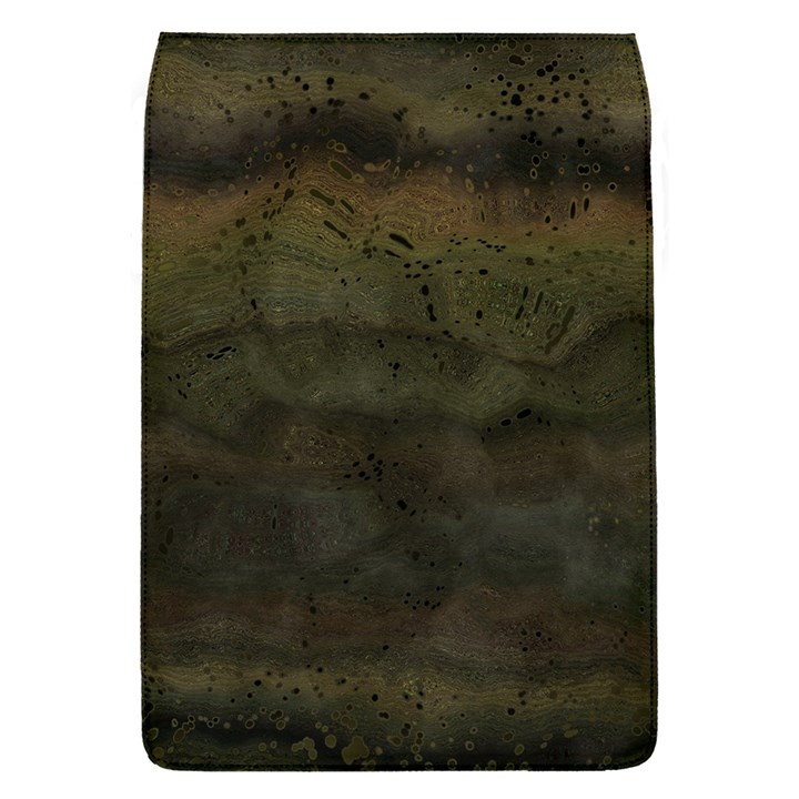 Army Green Grunge Texture Removable Flap Cover (S)