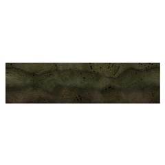 Army Green Grunge Texture Satin Scarf (oblong) by SpinnyChairDesigns