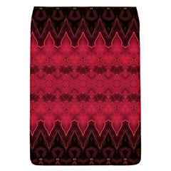 Boho Red Black Pattern Removable Flap Cover (s) by SpinnyChairDesigns