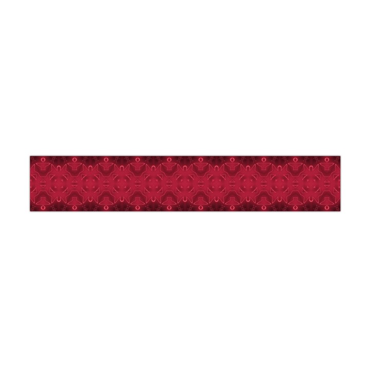 Boho Red Black Pattern Flano Scarf (Mini)