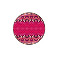 Boho Aztec Stripes Rose Pink Hat Clip Ball Marker (4 Pack) by SpinnyChairDesigns