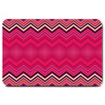 Boho Aztec Stripes Rose Pink Large Doormat  30 x20  Door Mat