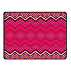 Boho Aztec Stripes Rose Pink Fleece Blanket (small) by SpinnyChairDesigns