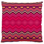 Boho Aztec Stripes Rose Pink Standard Flano Cushion Case (Two Sides) Front