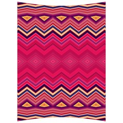 Boho Aztec Stripes Rose Pink Back Support Cushion by SpinnyChairDesigns