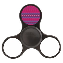 Magenta Blue Stripes Finger Spinner by SpinnyChairDesigns