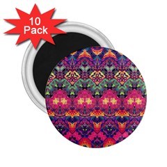 Boho Colorful Pattern 2 25  Magnets (10 Pack)  by SpinnyChairDesigns