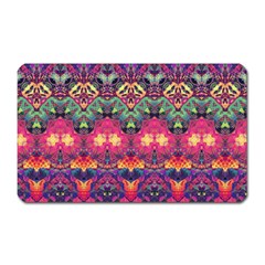 Boho Colorful Pattern Magnet (rectangular) by SpinnyChairDesigns