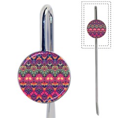 Boho Colorful Pattern Book Mark by SpinnyChairDesigns