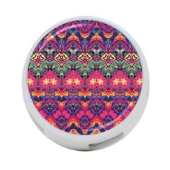 Boho Colorful Pattern 4-port Usb Hub (two Sides)