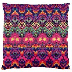 Boho Colorful Pattern Standard Flano Cushion Case (two Sides) by SpinnyChairDesigns