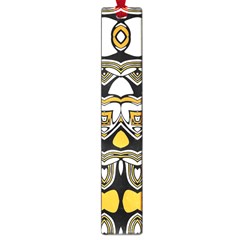 Boho Black White Yellow Large Book Marks by SpinnyChairDesigns