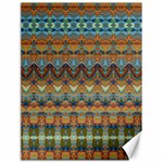 Boho Earth Colors Pattern Canvas 18  x 24  17.8 x23.08  Canvas - 1