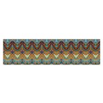 Boho Earth Colors Pattern Satin Scarf (Oblong) Front