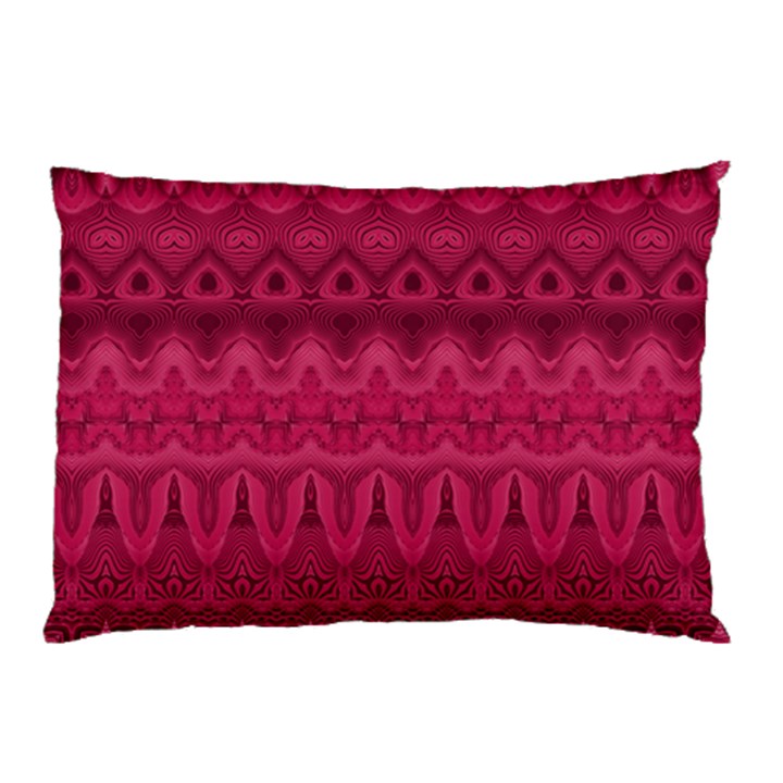 Boho Rose Pink Pillow Case (Two Sides)