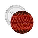 Boho Rust Orange Brown Pattern 2.25  Buttons Front