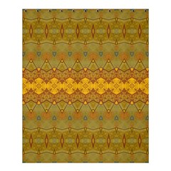 Boho Old Gold Pattern Shower Curtain 60  X 72  (medium)  by SpinnyChairDesigns