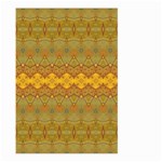 Boho Old Gold Pattern Large Garden Flag (Two Sides) Front