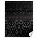 Boho Black Diamonds Canvas 12  x 16  11.86 x15.41  Canvas - 1