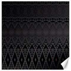 Boho Black Diamonds Canvas 20  X 20  by SpinnyChairDesigns