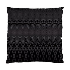 Boho Black Diamonds Standard Cushion Case (one Side) by SpinnyChairDesigns