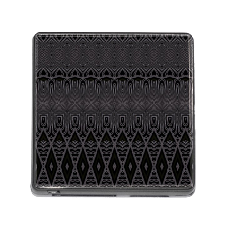 Boho Black Diamonds Memory Card Reader (Square 5 Slot)