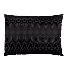 Boho Black Diamonds Pillow Case (two Sides)